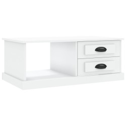 vidaXL Couchtisch Weiß 90x50x35 cm Holzwerkstoff