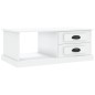 vidaXL Couchtisch Weiß 90x50x35 cm Holzwerkstoff vidaXL Couchtisch Weiß 90x50x35 cm Holzwerkstoff