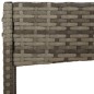 4-tlg. Garten-Lounge-Set mit Kissen Grau Poly Rattan 4-tlg. Garten-Lounge-Set mit Kissen Grau Poly Rattan
