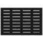 vidaXL Wand-Kopfteil Schwarz 106x3x63 cm Massivholz Kiefer vidaXL Wand-Kopfteil Schwarz 106x3x63 cm Massivholz Kiefer