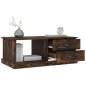 vidaXL Couchtisch Räuchereiche 90x50x35 cm Holzwerkstoff vidaXL Couchtisch Räuchereiche 90x50x35 cm Holzwerkstoff