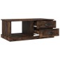 vidaXL Couchtisch Räuchereiche 90x50x35 cm Holzwerkstoff vidaXL Couchtisch Räuchereiche 90x50x35 cm Holzwerkstoff