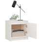 vidaXL Nachttische 2 Stk. Weiß 40x30,5x40 cm Massivholz Kiefer vidaXL Nachttische 2 Stk. Weiß 40x30,5x40 cm Massivholz Kiefer