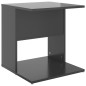 vidaXL Beistelltisch Hochglanz-Grau 45x45x48 cm Holzwerkstoff vidaXL Beistelltisch Hochglanz-Grau 45x45x48 cm Holzwerkstoff