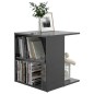 vidaXL Beistelltisch Hochglanz-Grau 45x45x48 cm Holzwerkstoff vidaXL Beistelltisch Hochglanz-Grau 45x45x48 cm Holzwerkstoff