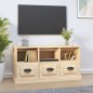 vidaXL TV-Schrank Sonoma-Eiche 100x35x50 cm Holzwerkstoff vidaXL TV-Schrank Sonoma-Eiche 100x35x50 cm Holzwerkstoff
