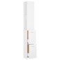 vidaXL Badschrank Weiß 25x26,5x170 cm Holzwerkstoff vidaXL Badschrank Weiß 25x26,5x170 cm Holzwerkstoff