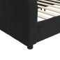 vidaXL Tagesbett Schwarz 90x200 cm Samt vidaXL Tagesbett Schwarz 90x200 cm Samt