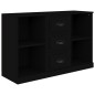 vidaXL Sideboard Schwarz 104,5x35,5x67,5 cm Holzwerkstoff vidaXL Sideboard Schwarz 104,5x35,5x67,5 cm Holzwerkstoff