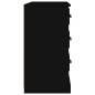 vidaXL Sideboard Schwarz 104,5x35,5x67,5 cm Holzwerkstoff vidaXL Sideboard Schwarz 104,5x35,5x67,5 cm Holzwerkstoff
