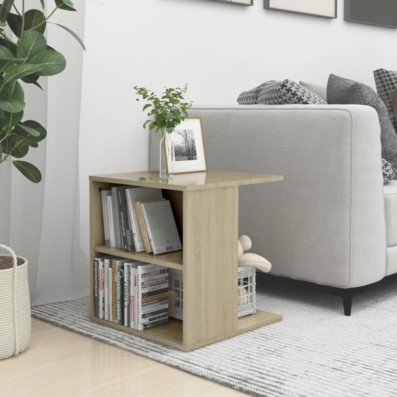 vidaXL Beistelltisch Sonoma-Eiche 45x45x48 cm Holzwerkstoff vidaXL Beistelltisch Sonoma-Eiche 45x45x48 cm Holzwerkstoff