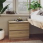 vidaXL Nachttische 2 Stk. Sonoma-Eiche 50x39x43,5 cm Holzwerkstoff vidaXL Nachttische 2 Stk. Sonoma-Eiche 50x39x43,5 cm Holzwerkstoff