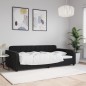vidaXL Tagesbett Schwarz 100x200 cm Samt vidaXL Tagesbett Schwarz 100x200 cm Samt