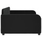 vidaXL Tagesbett Schwarz 100x200 cm Samt vidaXL Tagesbett Schwarz 100x200 cm Samt