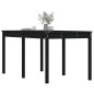 vidaXL Gartentisch Schwarz 159,5x82,5x76 cm Massivholz Kiefer vidaXL Gartentisch Schwarz 159,5x82,5x76 cm Massivholz Kiefer
