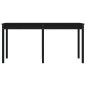vidaXL Gartentisch Schwarz 159,5x82,5x76 cm Massivholz Kiefer vidaXL Gartentisch Schwarz 159,5x82,5x76 cm Massivholz Kiefer