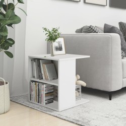 vidaXL Beistelltisch Weiß 45x45x48 cm Holzwerkstoff