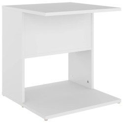 vidaXL Beistelltisch Weiß 45x45x48 cm Holzwerkstoff