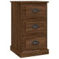 vidaXL Nachttisch Braun Eichen-Optik 39x39x67 cm Holzwerkstoff vidaXL Nachttisch Braun Eichen-Optik 39x39x67 cm Holzwerkstoff