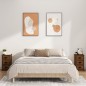 vidaXL Nachttisch Braun Eichen-Optik 39x39x67 cm Holzwerkstoff vidaXL Nachttisch Braun Eichen-Optik 39x39x67 cm Holzwerkstoff