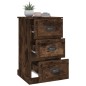 vidaXL Nachttisch Räuchereiche 39x39x67 cm Holzwerkstoff vidaXL Nachttisch Räuchereiche 39x39x67 cm Holzwerkstoff