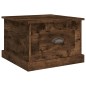 vidaXL Couchtisch Räuchereiche 50x50x35 cm Holzwerkstoff vidaXL Couchtisch Räuchereiche 50x50x35 cm Holzwerkstoff