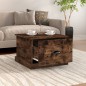 vidaXL Couchtisch Räuchereiche 50x50x35 cm Holzwerkstoff vidaXL Couchtisch Räuchereiche 50x50x35 cm Holzwerkstoff