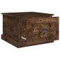 vidaXL Couchtisch Räuchereiche 50x50x35 cm Holzwerkstoff vidaXL Couchtisch Räuchereiche 50x50x35 cm Holzwerkstoff