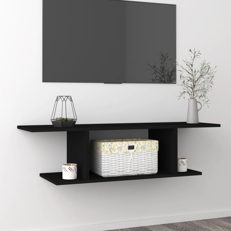 vidaXL TV-Wandschrank Schwarz 103x30x26,5 cm vidaXL TV-Wandschrank Schwarz 103x30x26,5 cm