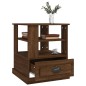vidaXL Beistelltisch Braun Eichen-Optik 50x50x60 cm Holzwerkstoff vidaXL Beistelltisch Braun Eichen-Optik 50x50x60 cm Holzwerkstoff