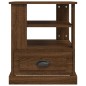 vidaXL Beistelltisch Braun Eichen-Optik 50x50x60 cm Holzwerkstoff vidaXL Beistelltisch Braun Eichen-Optik 50x50x60 cm Holzwerkstoff