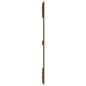 vidaXL Wand-Kopfteil Honigbraun 127,5x3x110 cm Massivholz Kiefer