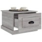 vidaXL Couchtisch Grau Sonoma 50x50x35 cm Holzwerkstoff vidaXL Couchtisch Grau Sonoma 50x50x35 cm Holzwerkstoff