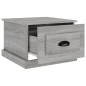vidaXL Couchtisch Grau Sonoma 50x50x35 cm Holzwerkstoff vidaXL Couchtisch Grau Sonoma 50x50x35 cm Holzwerkstoff