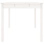 vidaXL Gartentisch Weiß 82,5x82,5x76 cm Massivholz Kiefer vidaXL Gartentisch Weiß 82,5x82,5x76 cm Massivholz Kiefer