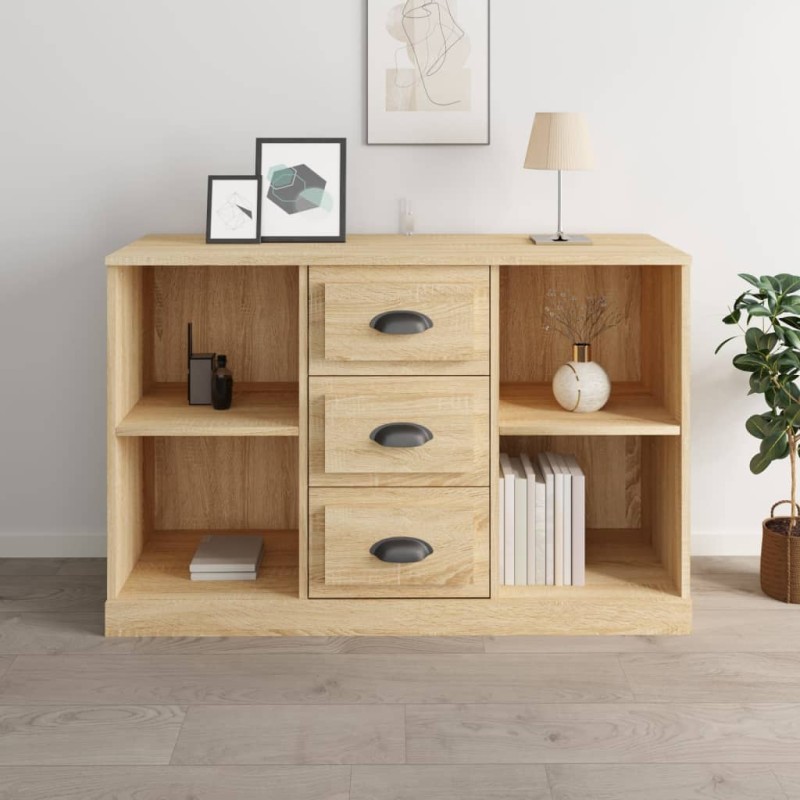 vidaXL Sideboard Sonoma-Eiche 104,5x35,5x67,5 cm Holzwerkstoff vidaXL Sideboard Sonoma-Eiche 104,5x35,5x67,5 cm Holzwerkstoff