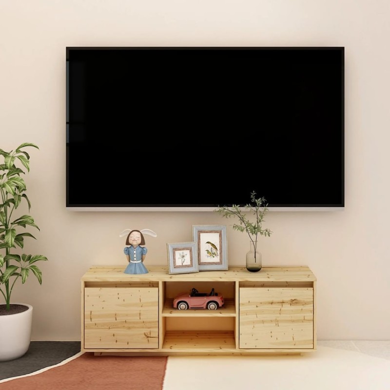 vidaXL TV-Schrank 110x30x40 cm Massivholz Tanne vidaXL TV-Schrank 110x30x40 cm Massivholz Tanne