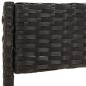 vidaXL 4-tlg. Garten-Lounge-Set mit Kissen Schwarz Poly Rattan vidaXL 4-tlg. Garten-Lounge-Set mit Kissen Schwarz Poly Rattan