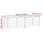 vidaXL Gartentruhe Weiß 198,5x50x56,5 cm Massivholz Tanne vidaXL Gartentruhe Weiß 198,5x50x56,5 cm Massivholz Tanne