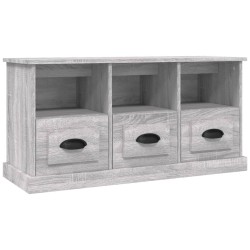 vidaXL TV-Schrank Grau Sonoma 100x35x50 cm Holzwerkstoff