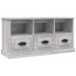 vidaXL TV-Schrank Grau Sonoma 100x35x50 cm Holzwerkstoff vidaXL TV-Schrank Grau Sonoma 100x35x50 cm Holzwerkstoff