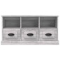 vidaXL TV-Schrank Grau Sonoma 100x35x50 cm Holzwerkstoff vidaXL TV-Schrank Grau Sonoma 100x35x50 cm Holzwerkstoff
