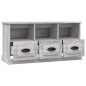 vidaXL TV-Schrank Grau Sonoma 100x35x50 cm Holzwerkstoff vidaXL TV-Schrank Grau Sonoma 100x35x50 cm Holzwerkstoff