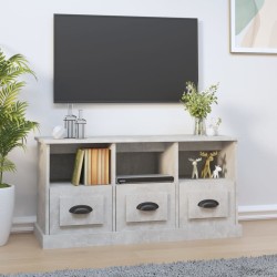 vidaXL TV-Schrank Betongrau 100x35x50 cm Holzwerkstoff