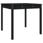 vidaXL Gartentisch Schwarz 82,5x82,5x76 cm Massivholz Kiefer vidaXL Gartentisch Schwarz 82,5x82,5x76 cm Massivholz Kiefer