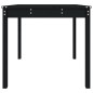 vidaXL Gartentisch Schwarz 82,5x82,5x76 cm Massivholz Kiefer vidaXL Gartentisch Schwarz 82,5x82,5x76 cm Massivholz Kiefer