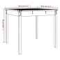 vidaXL Gartentisch Schwarz 82,5x82,5x76 cm Massivholz Kiefer vidaXL Gartentisch Schwarz 82,5x82,5x76 cm Massivholz Kiefer