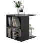 vidaXL Beistelltisch Hochglanz-Schwarz 45x45x48 cm Holzwerkstoff vidaXL Beistelltisch Hochglanz-Schwarz 45x45x48 cm Holzwerkstoff