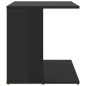 vidaXL Beistelltisch Hochglanz-Schwarz 45x45x48 cm Holzwerkstoff vidaXL Beistelltisch Hochglanz-Schwarz 45x45x48 cm Holzwerkstoff