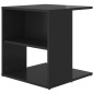 vidaXL Beistelltisch Hochglanz-Schwarz 45x45x48 cm Holzwerkstoff vidaXL Beistelltisch Hochglanz-Schwarz 45x45x48 cm Holzwerkstoff